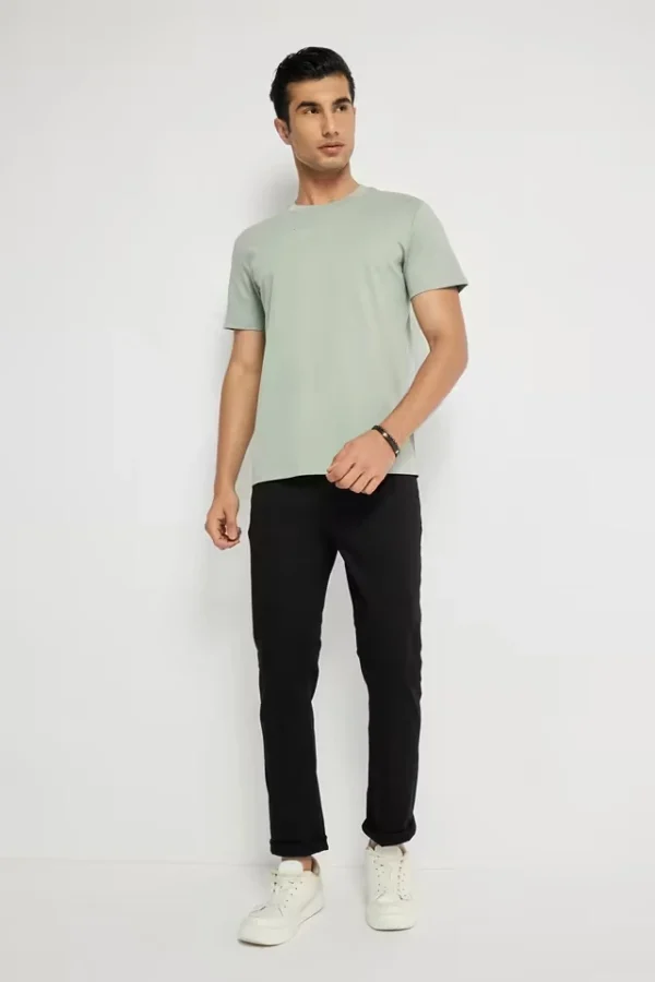A24J3269941BYBL_BLACK_alt1-1.webp Light Wash Cotton Slim Fit Men's Jeans