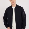 Solid Cotton Collared Men's Sweatshirt