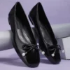 S25FWNW5516245_BLACK.webp Veronica 4PR Synthetic Slip-On Women's Casual Wear Ballerinas