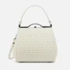 S25RGJ2333106M2_OFF_WHITE.webp Fluffel Synthetic Top Open Closure Women's Satchel Bag